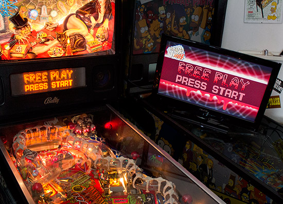 The DMD Extender output on a side monitor