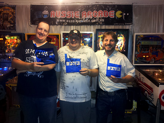 Richard (1st), Franck (2nd) and Dan (3rd)