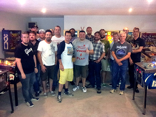 The players in David's game room
