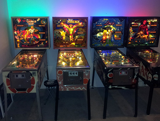 A bank of solid-state machines