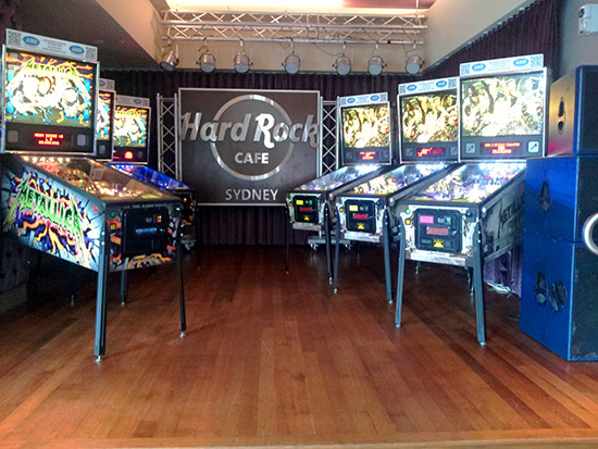 The machines for the tournament