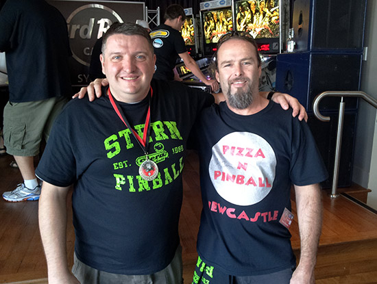 Franck with winner Steve Edwards (Edy)