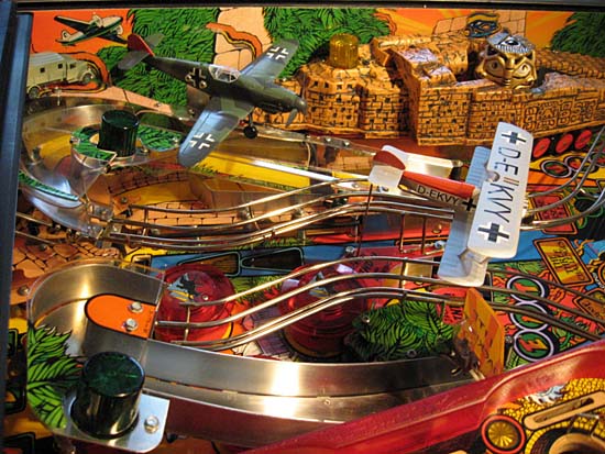 The playfield features