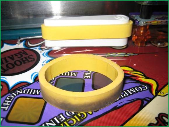 Even if it isn’t damaged, it’s time to change your flipper rubber when it is dirty and no longer maintains its original round shape