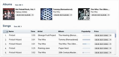 Albums / Songs