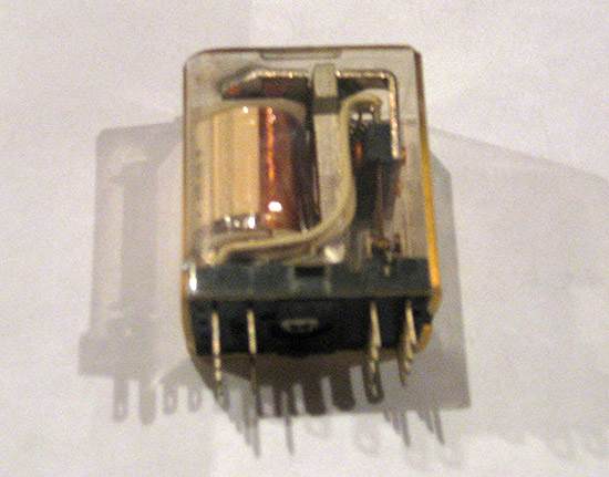 The relay type used in Japanese Sega pinballs