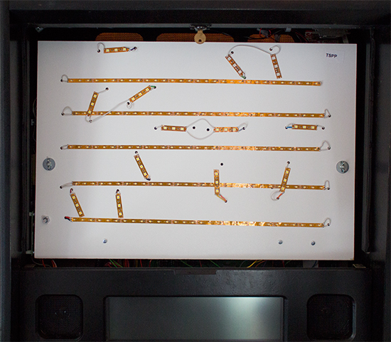 The display panel is replaced