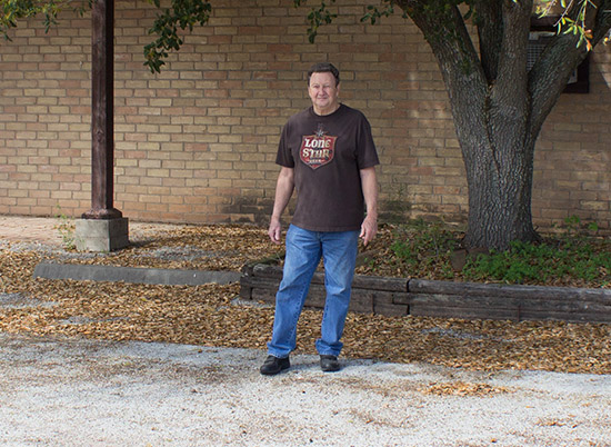 Dan outside the Museum