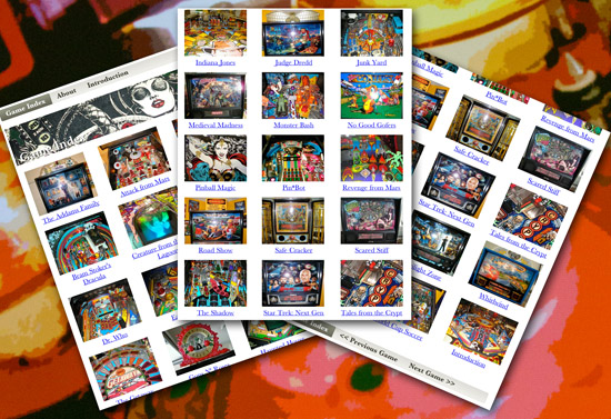 The selection of games
