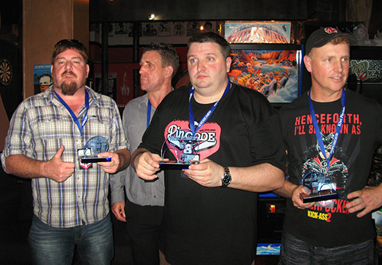 The top three in the first tournament