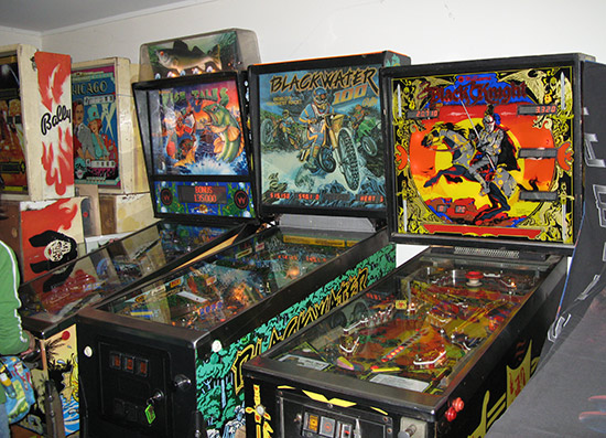 Fish Tales, Blackwater 100 and Black Knight, with Old Chicago and Kiss in storage