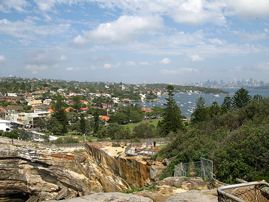 The view from the coast