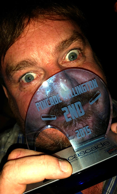 Dave Peck in second place