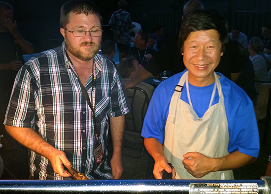 Yee is the man for the barbeque