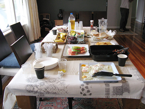 Breakfast time!