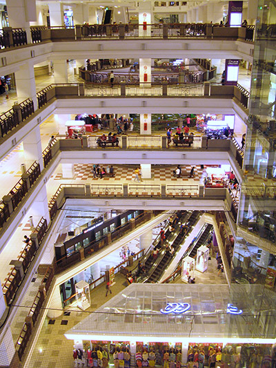 The Berjaya Times Square shopping mall
