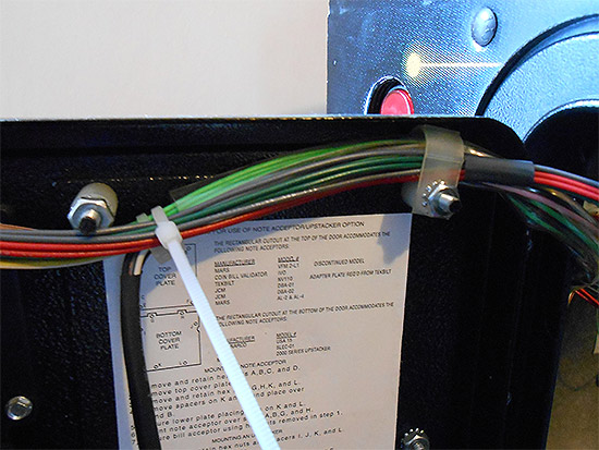 Some extra cable ties needed here