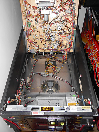The playfield is up
