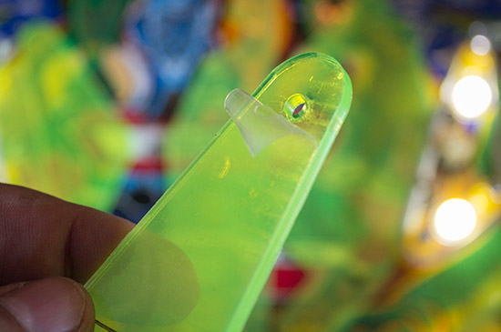 A clear layer of film on each side protects the protectors