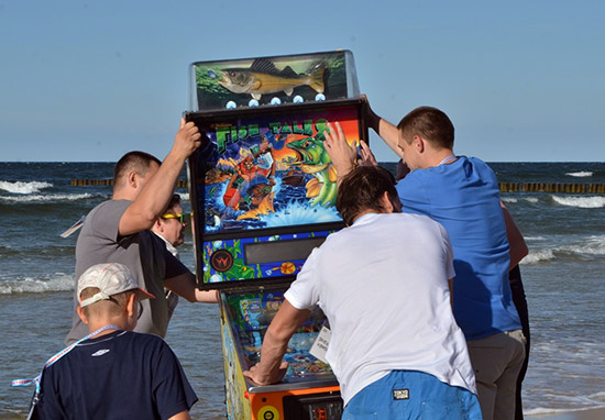 Fish Tales reaches the water's edge