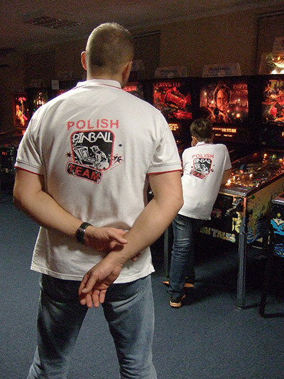 Mariusz watches his son Kuba's game