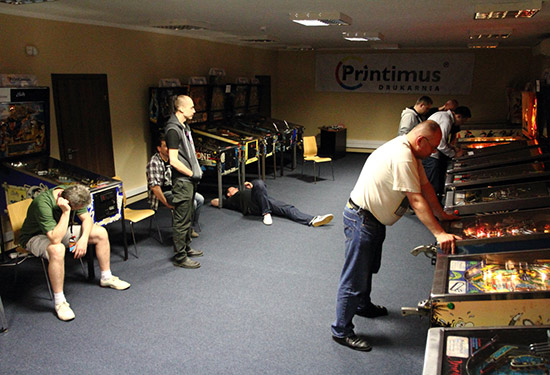 Most of the players are tired but some keep playing