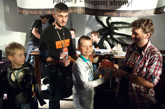 Kuba Tkacz, winner of CDP Junior Flipper Cup