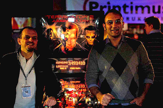 The Italian winners; Enrico and Cesare