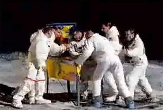 Rammstein's Amerika music video