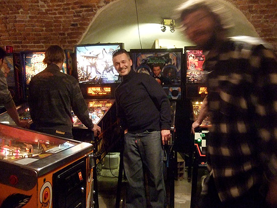 A lot of fun, pinball and beer at the Chmiel pub
