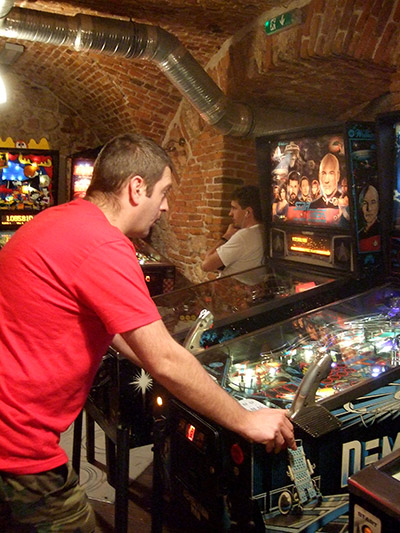 Armand - the winner - is playing