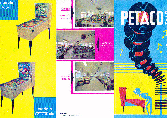 A Petaco flyer showing their factory