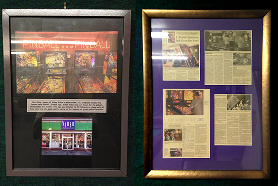 The story of the neon sign and media articles about SS Billiards