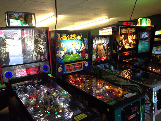 The Walking Dead, Breakshot, Bill Paxton Pinball, Pirates of the Caribbean and The Wizard of Oz