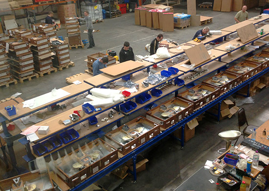 Cabinet production