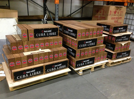 Completed marquee boxes