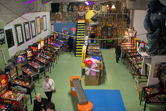Inside the Museum before the launch party began
