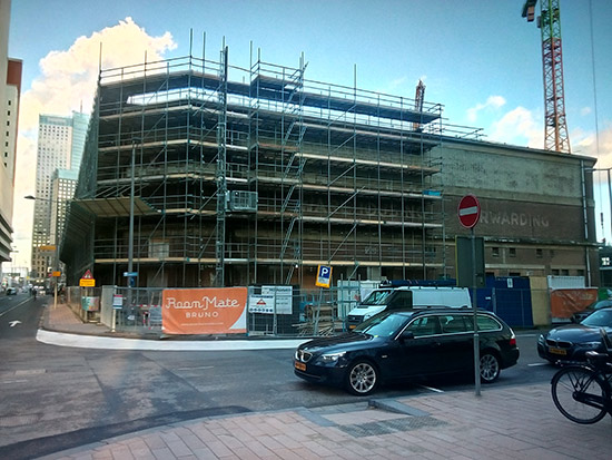 Renovationa and new construction on the way to the Museum