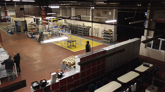 The entrance to the right-hand unit