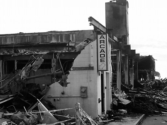 The remains of the Happy Hampton arcade