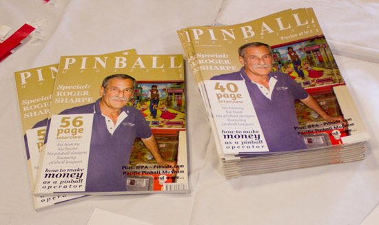 Copies of the full magazine and the preview at the UK Pinball Party