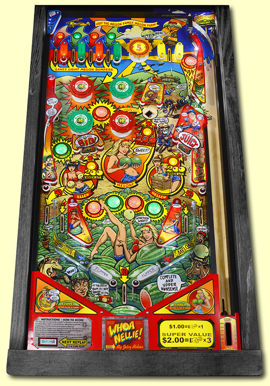 The new game's playfield