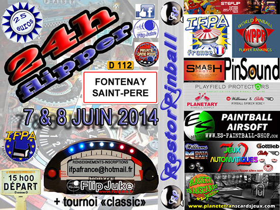 The flyer for 24hr Flipper