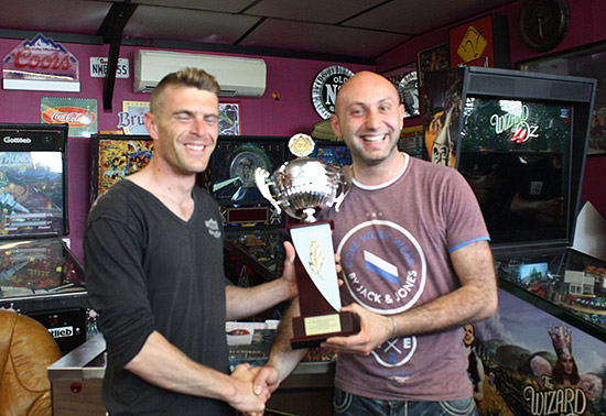 Winner of the Main Tournament, Daniele Acciari