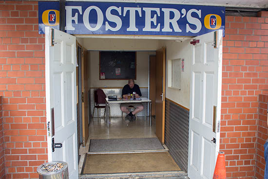 The entry desk