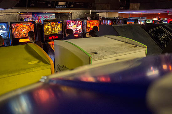 Videos and pinballs filled Rumours nightclub