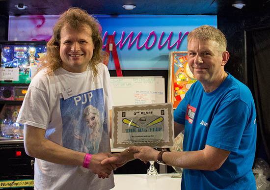 Second place, Andy Foster