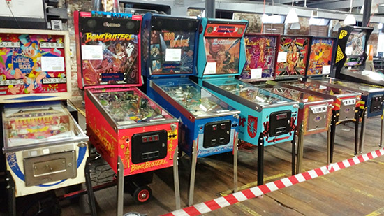 The Old Flip machines