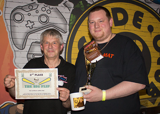 Third place, Matt Vince