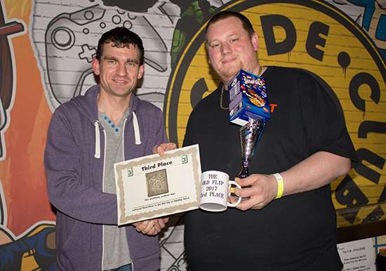 Third place, Matt Vince